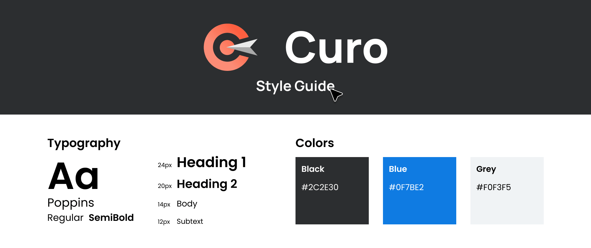 Curo — Style guide and design system